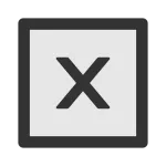 Close Square SVG Icon